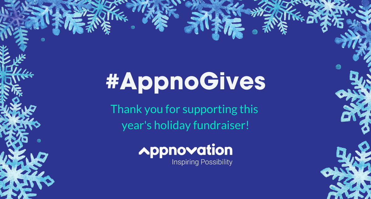 Giving Back With the Appnovation Holiday Fundraiser
