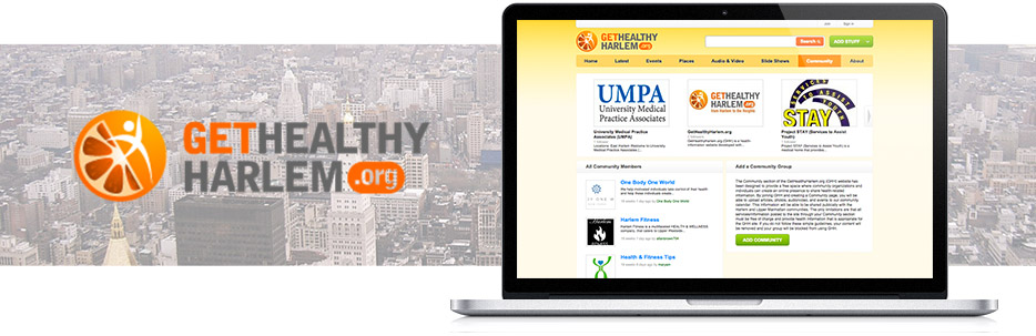 Drupal Development, Harlem Health