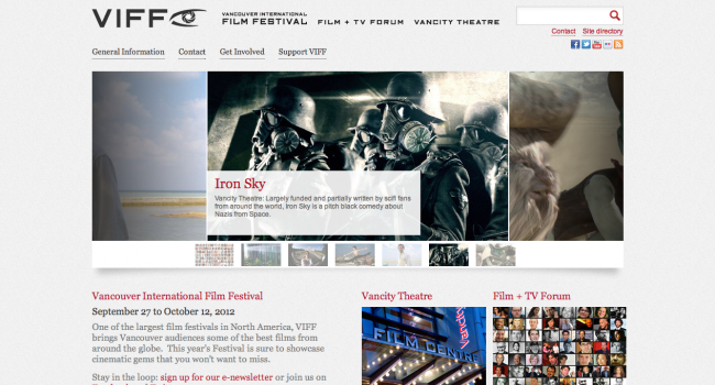 Vancouver International Film Festival, Drupal