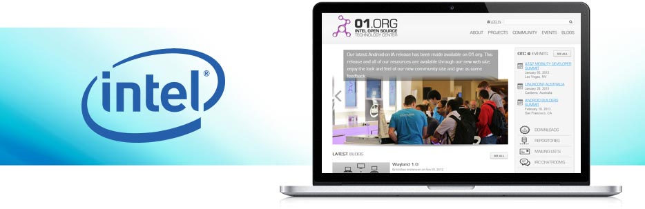 Intel, Drupal Built Site