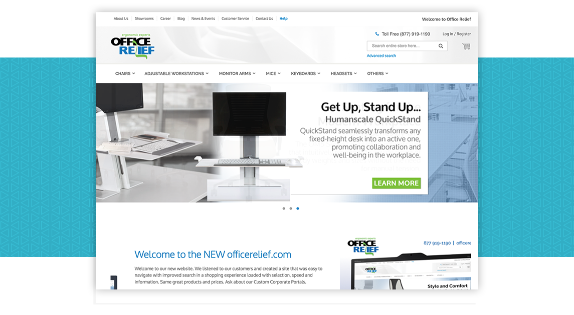 Office Relief Magento eCommerce