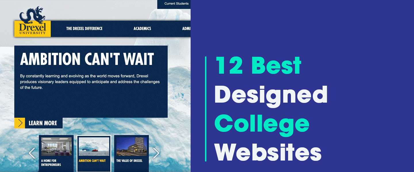 12 Best Designed College Websites