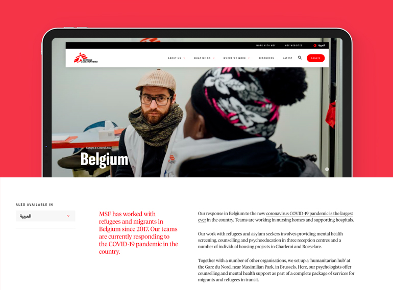 Doctors without Borders Belgium Case Study