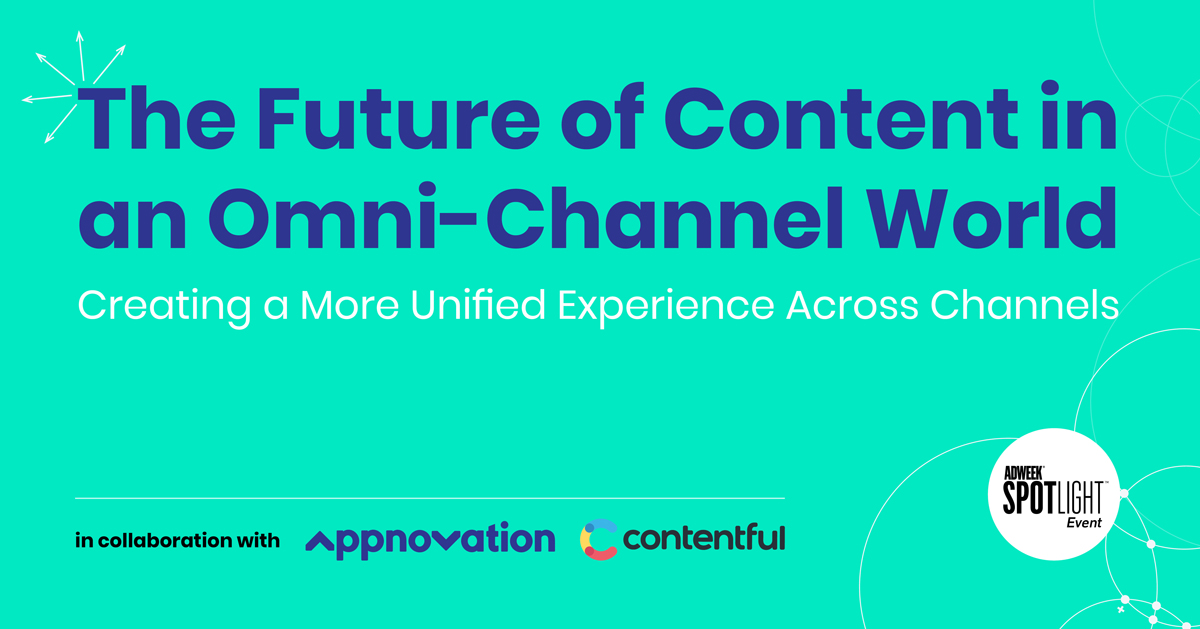 Adweek, Appnovation & Contentful Webinar