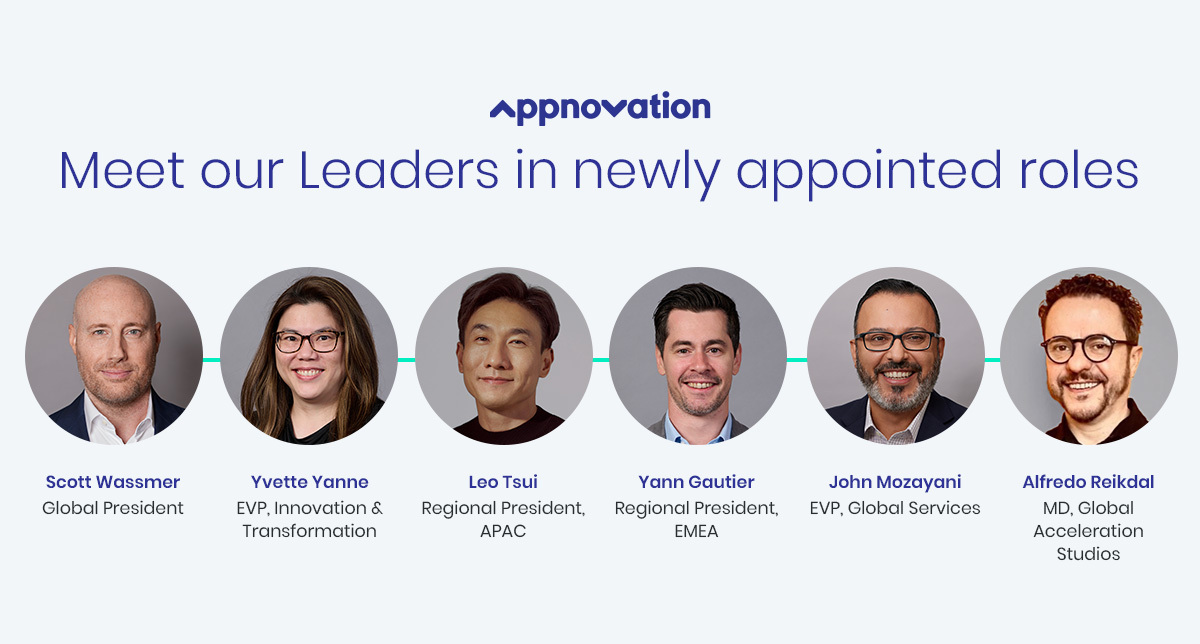 Appnovation Announces Several Appointments to Global and Regional Leadership Teams