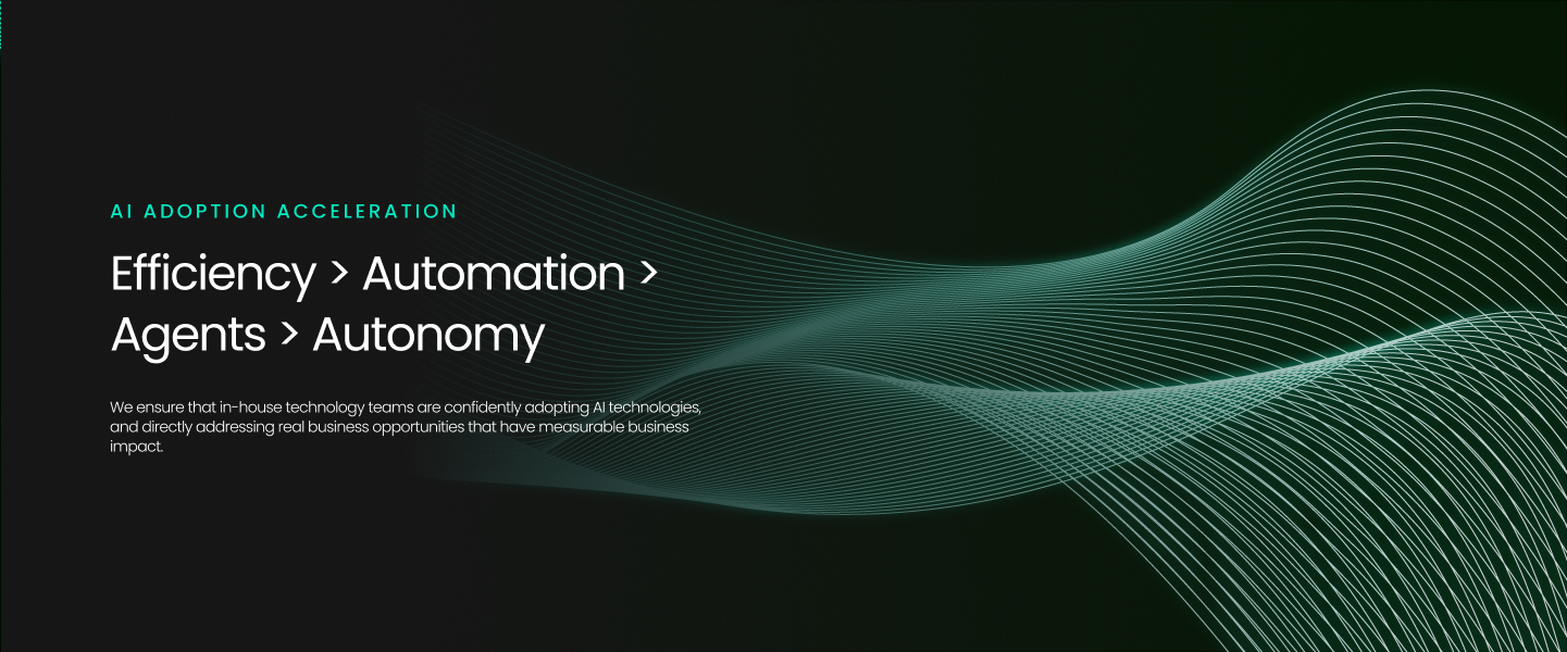 Appnovation AI Adoption & Acceleration, enterprise AI training, embedded AI squad delivering measurable velocity.