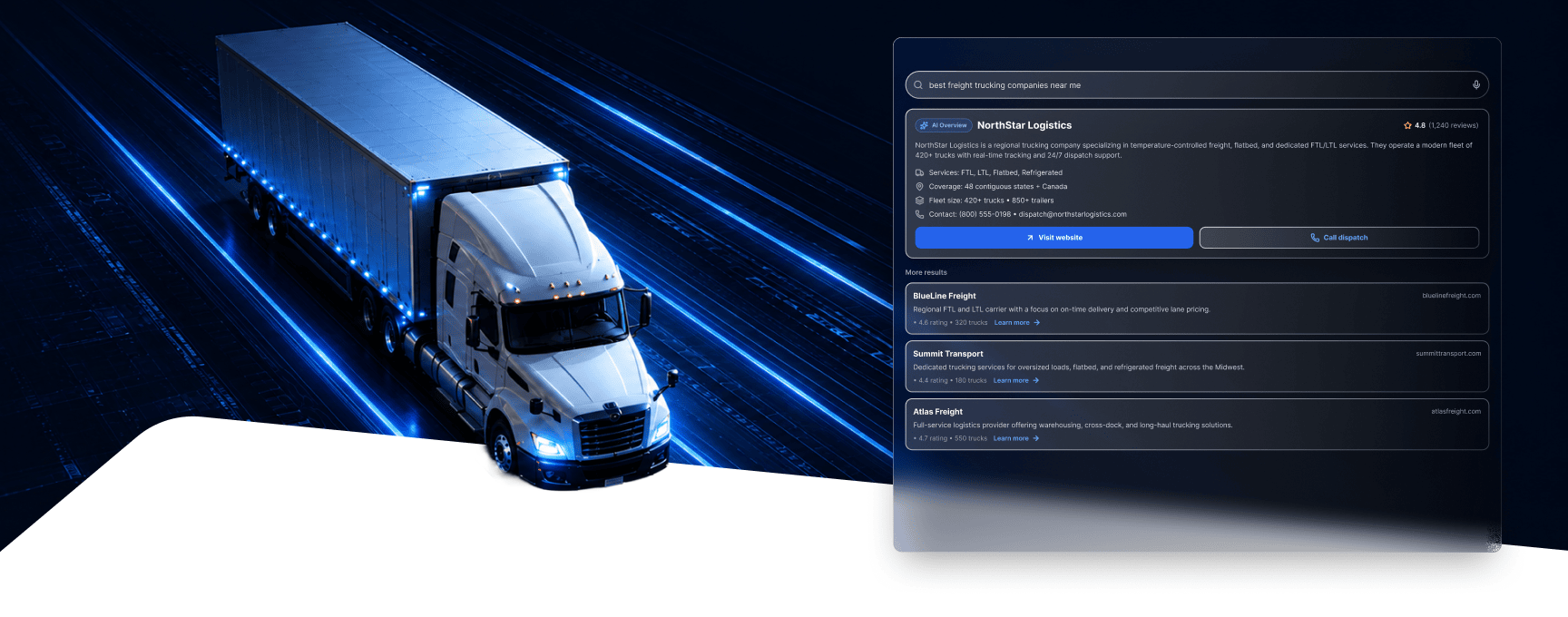 Trucking HR banner
