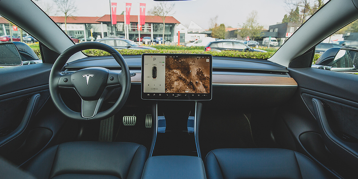 Digital strategy and UX in action on a car dashboard boost customer experience