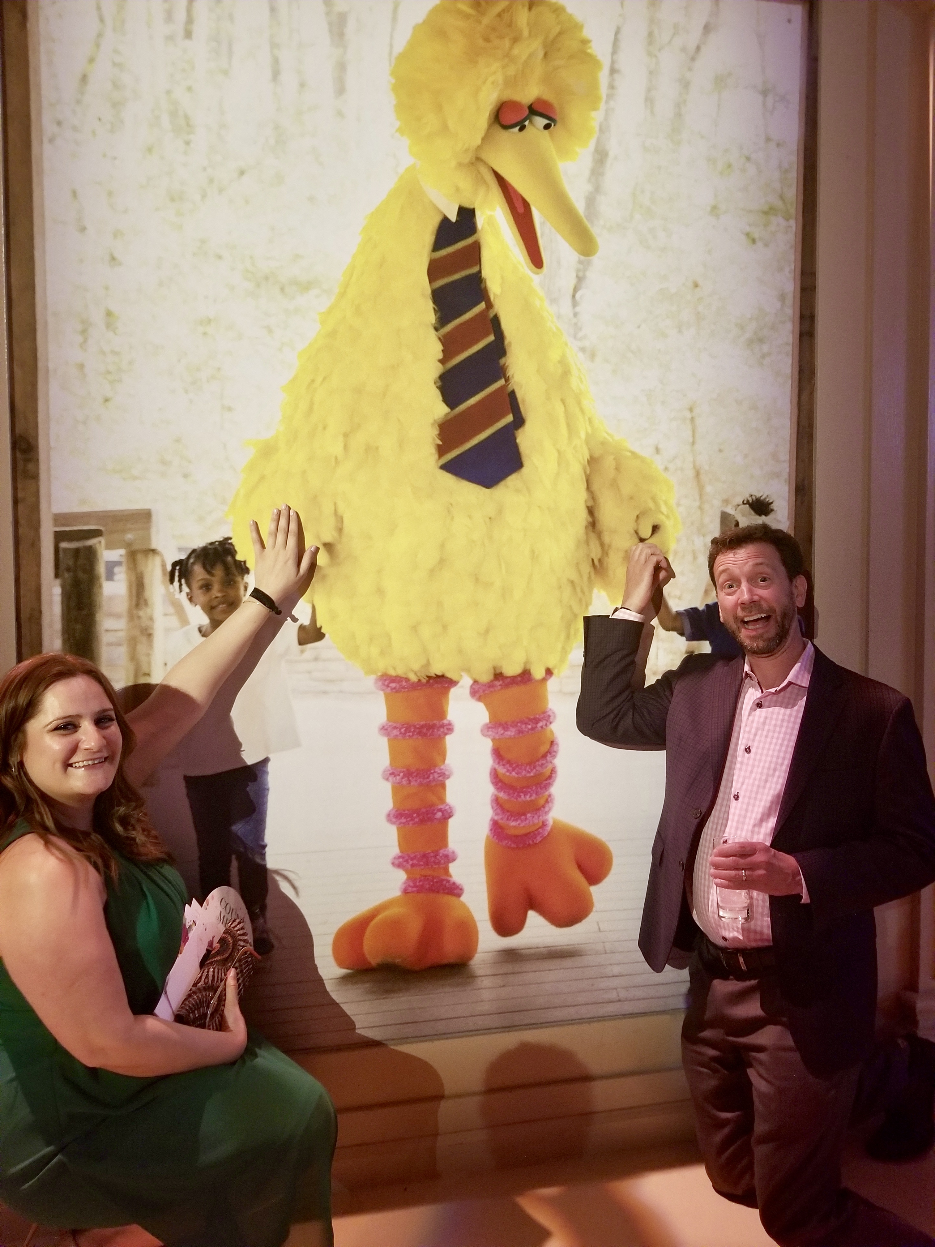 Chuck, Sanaz, big bird