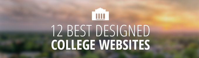 12 Best Designed College Websites | Appnovation