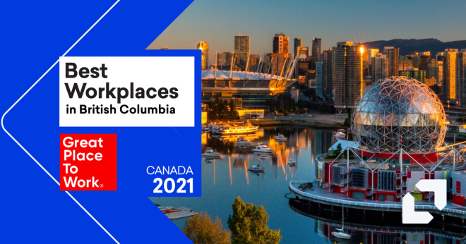 Appnovation included on the 2021 List of Best Workplaces™ in British Columbia