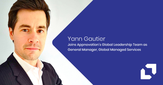 Yann Gautier Joins Appnovation’s Global Leadership Team as General Manager, Global Managed Services