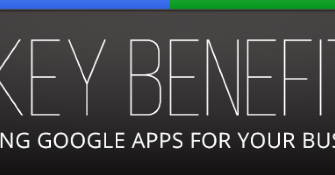 3 Key Benefits of using Google Apps for your Business